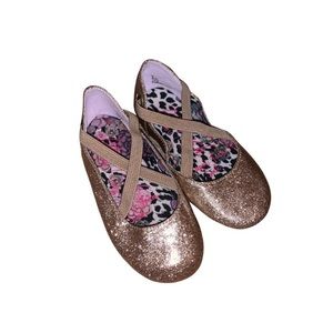 Girls’ Gold Ballet Style Shoes